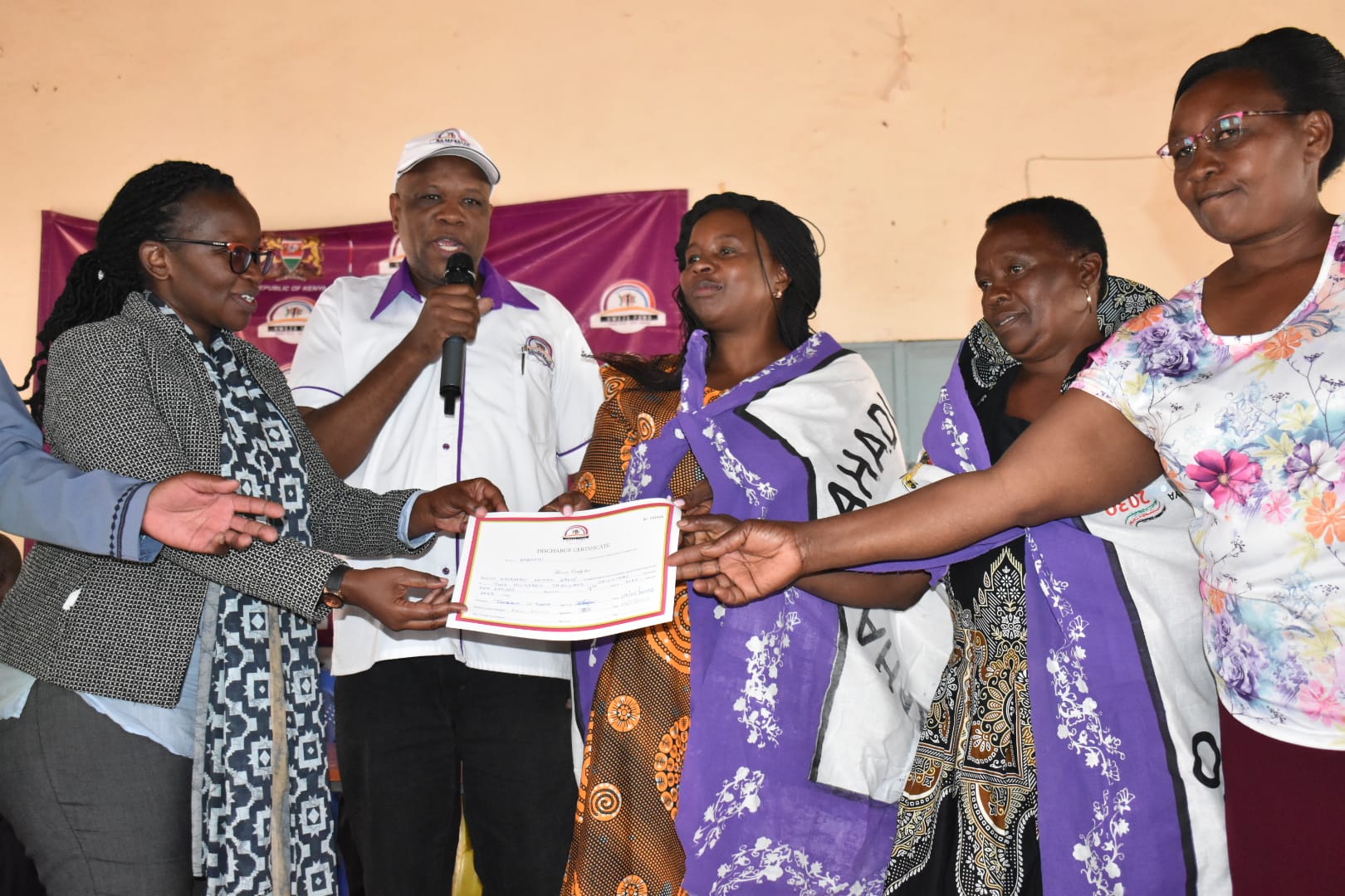 cheque issuance ceremony in Makueni County