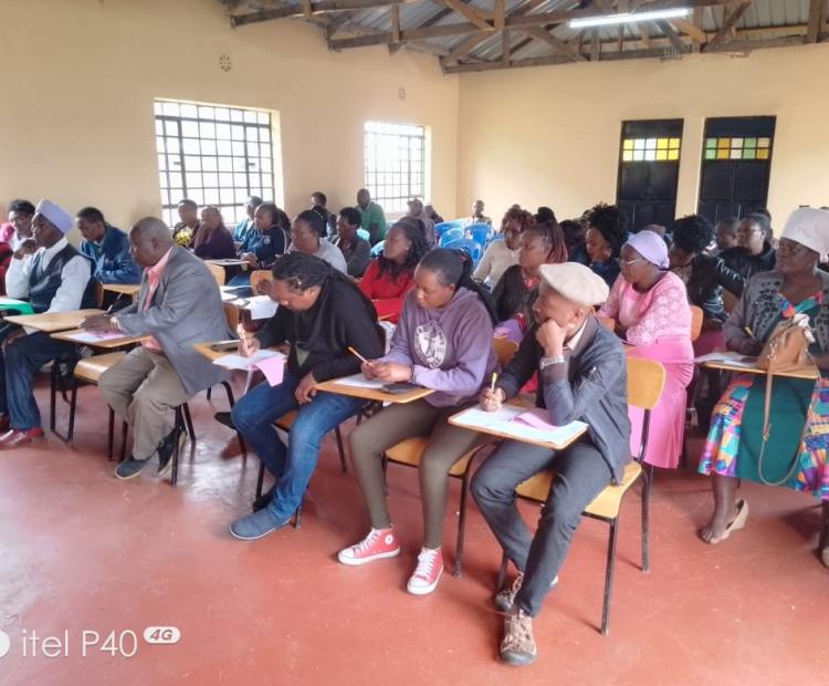 Entrepreneurship training for beneficiaries in Juja constituency