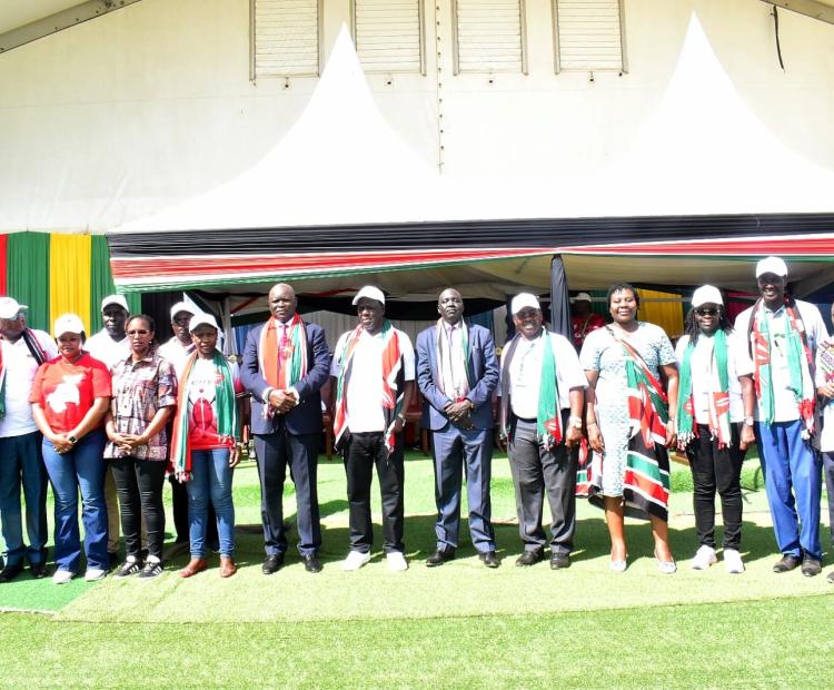 Cabinet Secretary, Ministry of Co-operatives Micro Small and Medium Enterprise Development (MSMEs) Hon.Wycliffe Ambetsa Oparanya, EGH  leading the Kenya delegation atthe 24th East African Community (EAC) Micro, Small, and Medium Enterprises (MSMEs) Trade Fair,   in Juba, South Sudan, from October 26 to November 5, 2024. 